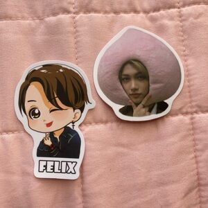 Felix Yongbok bundle of 2 stickers Stray Kids Stay SKZ